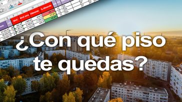 Herramienta para comparar pisos para vivir o invertir | Excel y metodología