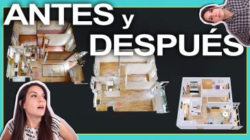 Antes y después REFORMA de un PISO (visita virtual Matterport, renders y costes) CASO REAL #2